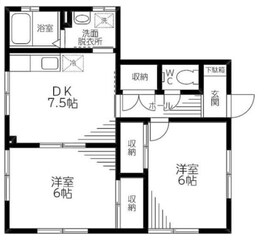 ドエルお花茶屋の物件間取画像